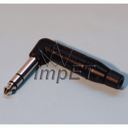 Wtyk JACK stereo AMPHENOL (kątowy)