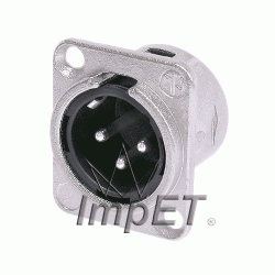 Gniazdo tabl. XLR NEUTRIK