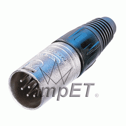 Wtyk XLR NEUTRIK (6 pin)